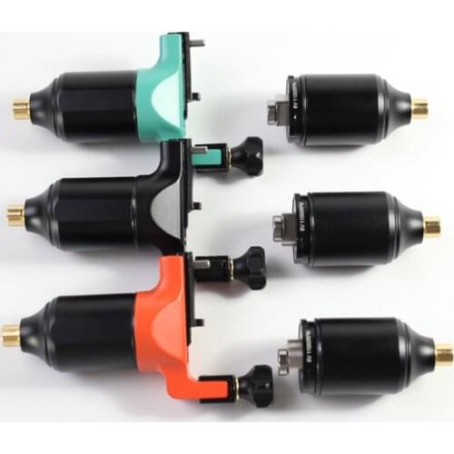Professional Direct Drive Dual Motor Rotary Tattoo Machine 9000rpm/11000rpm Adjustable Stroke RCA Cord Tattoo Guns