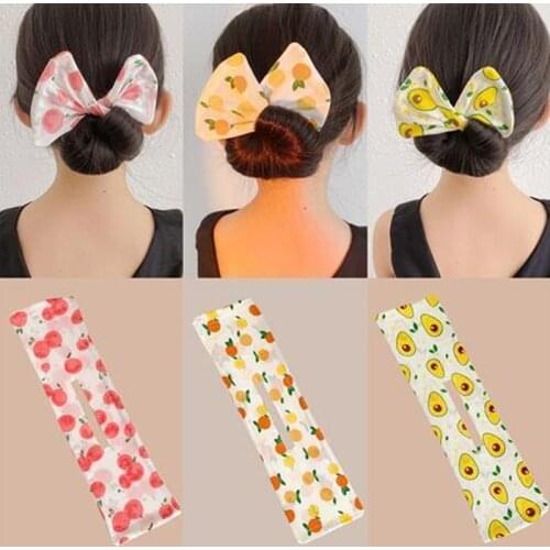 1Pc Deft Hair Bun Headband Hair Clip Fashion Convenient Hair Claws Hair Styling Tools Buns For Women Girls Kids Hair Accessories