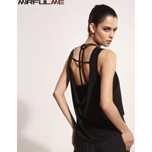 Women Sport Vest Loose Yoga Shirt Female Quick Dry Breathable Running Vest Sleeveless T-shirts Training Pullover Fitness T-shirt Sexy Backless Solid Tank Tops Plus Size Underwaist Woman Workout Gym Athletic Blouse
