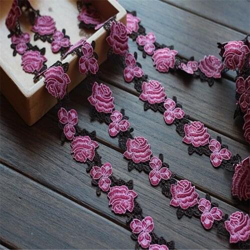 2 Yards Of High-Quality Beautiful Water-Soluble Ribbon Lace DIY Hand-Stitched Supplies Clothing Decoration Accessories