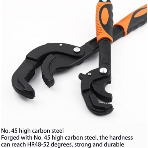 B2QB Universal Key Nut Wrench Repair Bathroom Hand Tools Opening Wrench Nut Key Adjustable Wrench Spanner Repair Tool