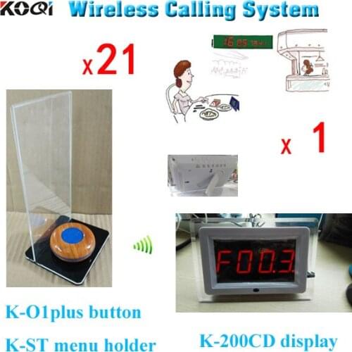Wireless calling button K-200CD + K-O1plus + K-ST