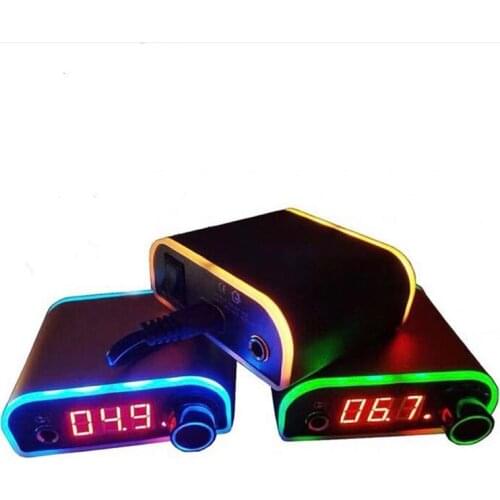 Mini Tattoo Power Supply Color Changing colorful LED-use without footswitch-make up tool