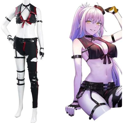 FGO Fate/Grand Order Imaginary Scramble Joan of Arc Jeanne d‘Arc Cosplay Costume Sailor Suit Outfits Halloween Carnival Suit