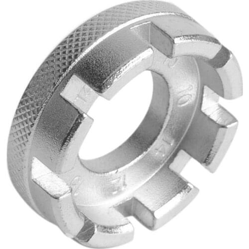 Wheel Rim Spanner Repair Wrench 8 Way Spoke Nipple Repair Tool Key Bike Cycling for Outdoor Caring Bicycle Supply