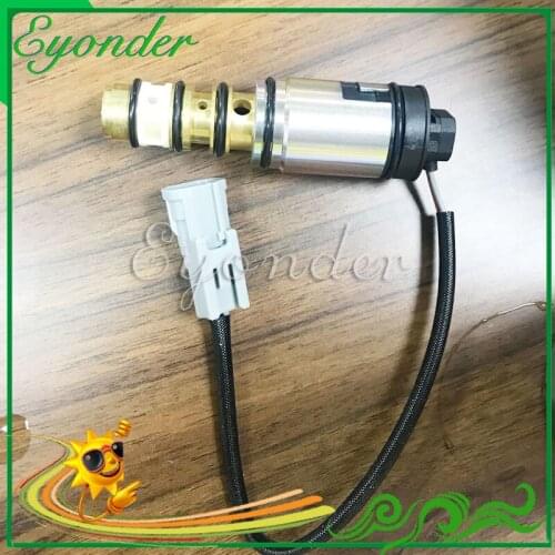 Air Conditioning AC A/C Denso Compressor Refrigerant Electronic Solenoid Control Valve Sensor with Wire plug for Toyota Camry