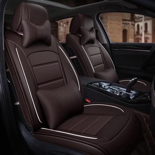 2018 New Upscale Genuine Leather Cushion Fit The Original Car Seat Breathable Car Seat Cover Cowhide Leather Car Seat Covers