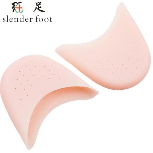 WholeSale 100pcs/lot Soft Silicone Ballet Pointe Dance Toe Cap Foot Shoe Gel Pad Cover Protector