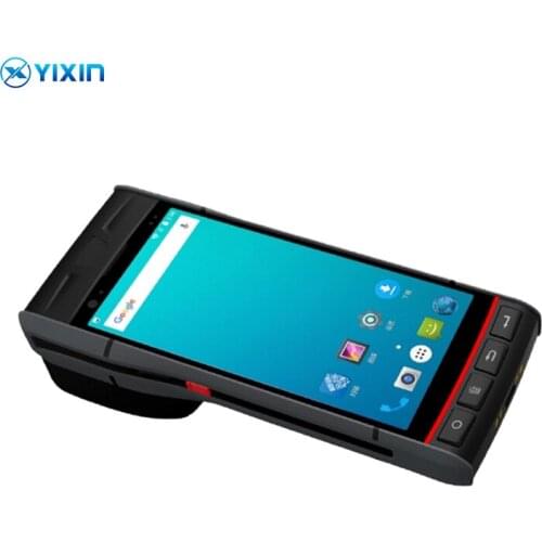 POS PDA Android 8.0 PDA data collector WiFi Barcode Scanner 2D Scanning Handheld PDA Label Printer forCommercial