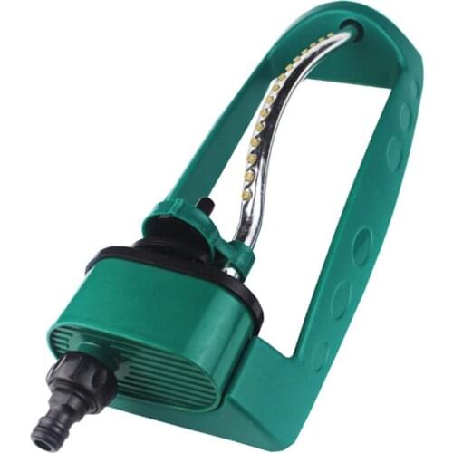 15 Holes Adjustable Alloy Watering Sprinkler Cooling Sprayer Oscillating Oscillator Lawn Garden Yard Irrigation System