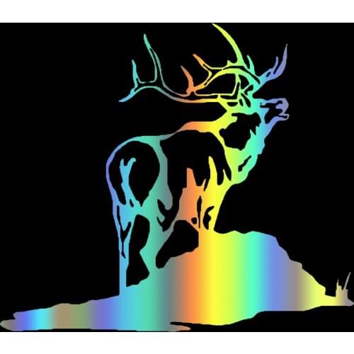 S51327# Various Sizes/Colors Car Stickers Vinyl Decal Exquisite Deer Mountain Motorcycle Decorative Accessories Creative