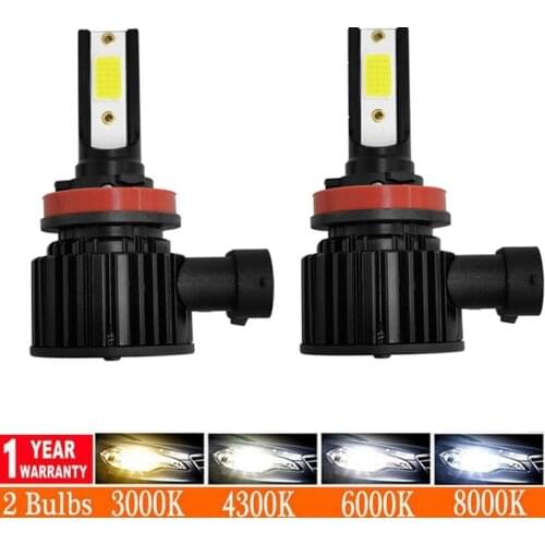 LED Mini Car Headlight H4 80W 12000LM LED H7 H1 H3 H8 H11 H13 9005 9006 6000K 8000K Car Styling Auto Headlamp Fog Light Bulbs