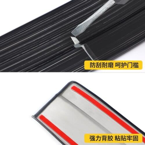 High-quality stainless steel Scuff Plate/Door Sill and Rear bumper Protector Sill For HONDA CIVIC Sedan RS 10th Gen 2016 - 2019