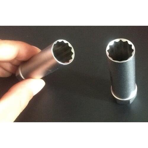 1pcs 14MM Spark Plug Socket Wrench (ultra Thin Shrapnel) for BMW Mercedes Benz Nissan 3/8 12T