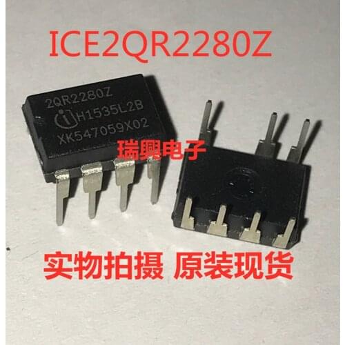 1pcs ICE2QR2280Z DIP7 ICE2QR2280 DIP 2QR2280Z DIP-7