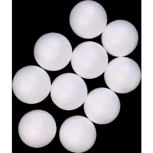 100pcs White Modeling Crafts Polystyrene Foam Balls Kids DIY