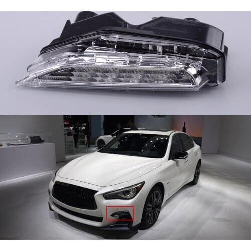 261354GA1A Plastic Car Left Side Turn Signal Light Lamp Fit For Infiniti Q50 2014 2015 2016 2017 2018