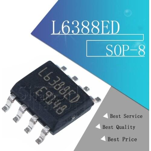 5PCS L6388ED SOP-8 L6388E L6388 SOP8 L6388ED013TR SOP L6388D New Original