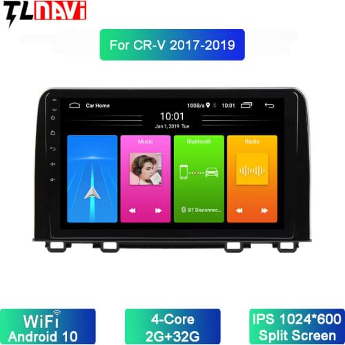 9 inch Android 10 Car GPS Navigation Radio for 1Honda CRV 2017 2018 support Carplay Mirror Link Rearview camera