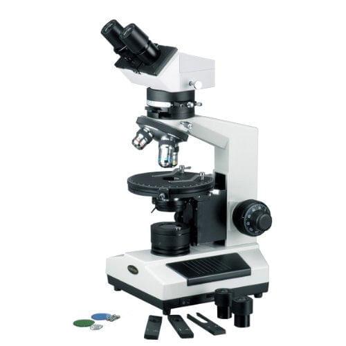 AmScope 40X-800X Binocular Polarizing Microscope PZ200BB