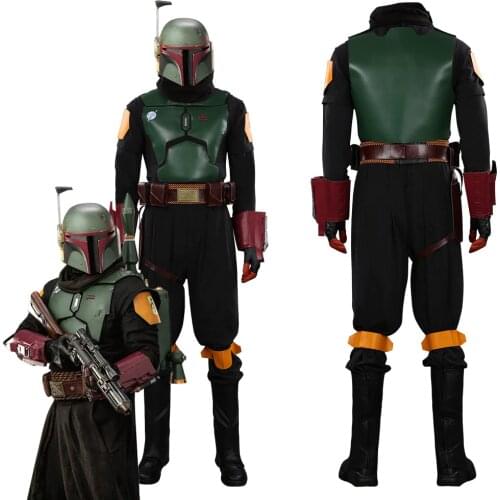 Boba Fett Cosplay Costume Outfits Halloween Carnival Suit For Adult Men custom made