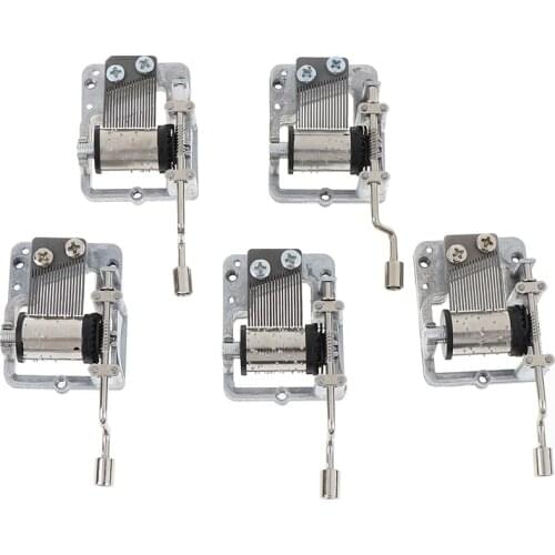 DIY Mini Hand Cranking Music Movement Music Box Movement Play Set Mechanical Music Box Hand Crank Music Box