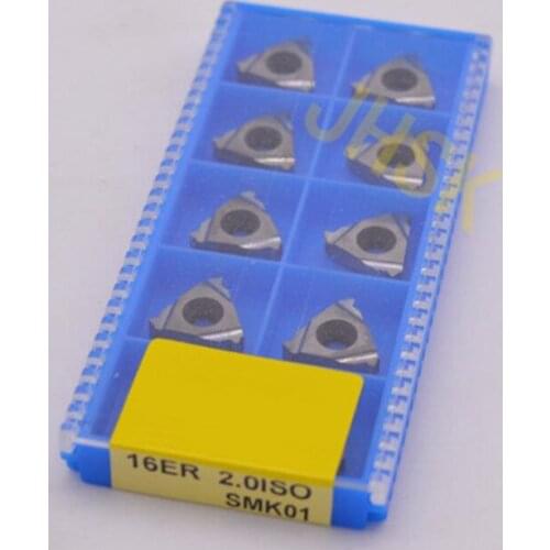 10pcs 16ER 2.0ISO SMK01 Carbide Insert For Aluminum processing