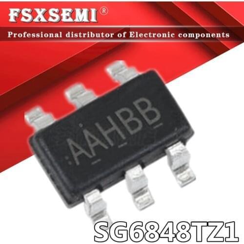 10pcs New SG6848TZ1 SOT23-6 SG6848 SG6848T AAH Low Cost Green-Mode PWM Controller for Flyback Converters