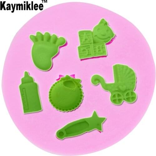 M041 Baby Feet Nipple Silicone Mold Fondant Mould Cake Decorating Tools Candy Jelly Jello Chocolate Gumpaste,Sugarcraft Mold