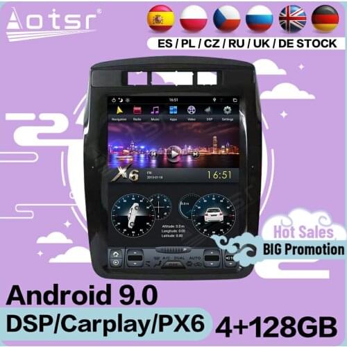 128G Carplay Tesla Style Multimedia Stereo Android For Volkswagen Touareg 2010 2011 2012 2013 2014 2015 2016 2017 GPS Head Unit