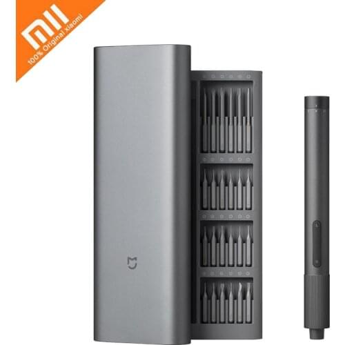 Xiaomi Mijia Electric Precision Screwdriver Kit 24 Pcs S2 Steel Precision Bit All Metal Gear Box Type-C Charging 2 Gear Torque