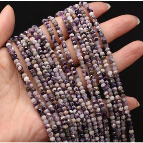 New Style Natural Stone Bead Section Charoite Small Loose Beads For DIY Jewelry Making Necklace Bracelet Earrings Accessory