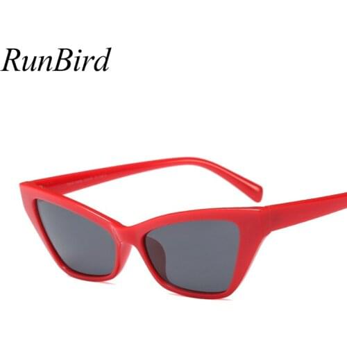 2018 Small Cat Eye Cute Sexy Retro Sunglasses Women Brand Design Small Black Leopard Vintage Cheap Sun Glasses oculos 5054R