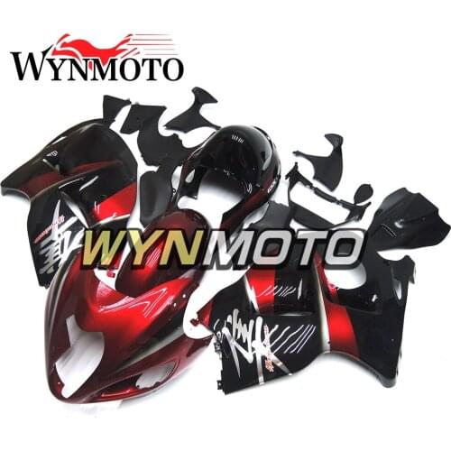 Complete Fairings Kit For GSXR1300 1997-2007 97-07 Injection ABS Plastics Full Fairings Kit Panels Bodywork Dark Red Black Cover