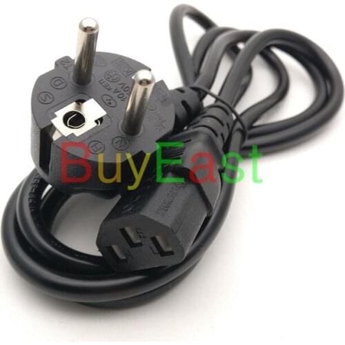 Lot 5 Schuko Germany France Russian Israel Plug 3 Prong Power Cord Cable 1.8M for Desktop Printers Monitors 16A 250V