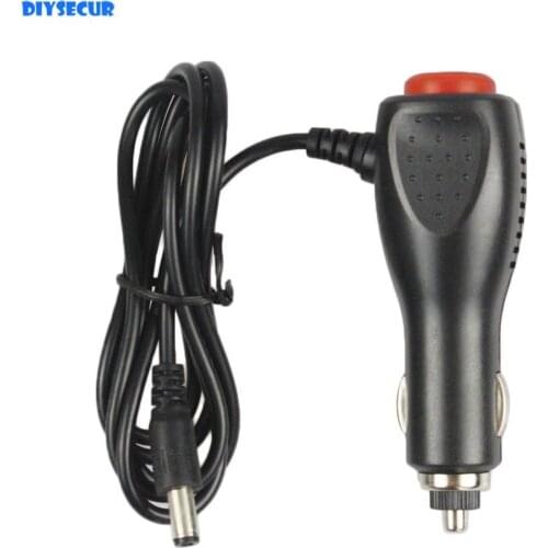 DIYSECUR 5.5 x 2.1mm DC10V to DC24V Input Car Charger Power Adapter DC12V Output for Car Camera Car Monitor Intercom