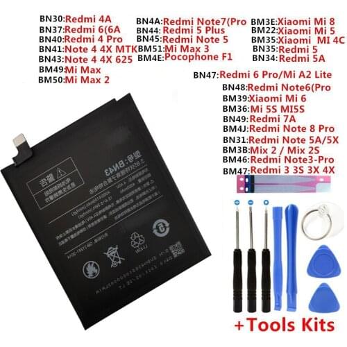 ZOMOEA Xiaomi Redmi Note 4X Phone Batteries