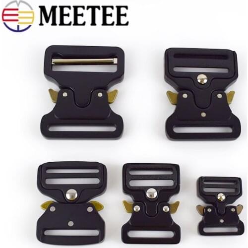 1/2pcs 25/32/38/45mm Alloy Quick Release Buckles Outdoor Backpack Belt Strap Webbing Adjustment Buckle DIY Clothes Accessories