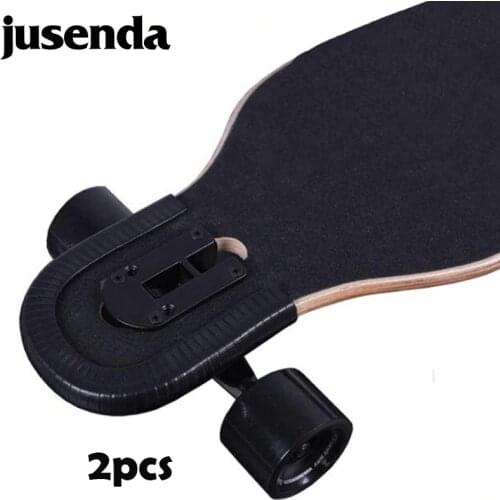 2 Pcs U Shape Skateboard Bumper Anti-collision Strip Skate Board Protection Cover Rail Universal For Longboard And Double Rocker