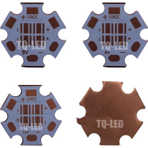 3V 6V 12V 4pcs 3535 Led Beads 20mm Copper PCB