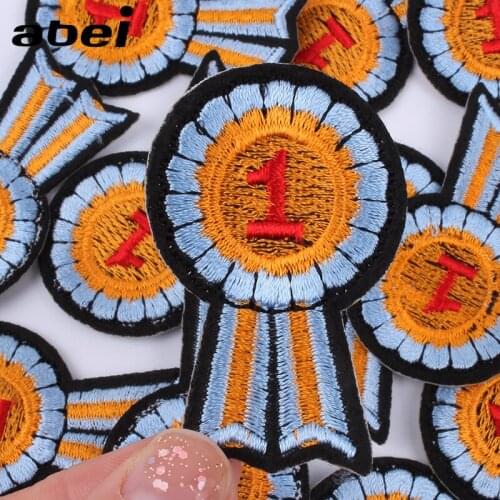 5pcs/lot New Motif Badge Iron On Clothing Stickers DIY Coats Jeans Patches Garment Accessories Backpack Appliques Sew On Patches