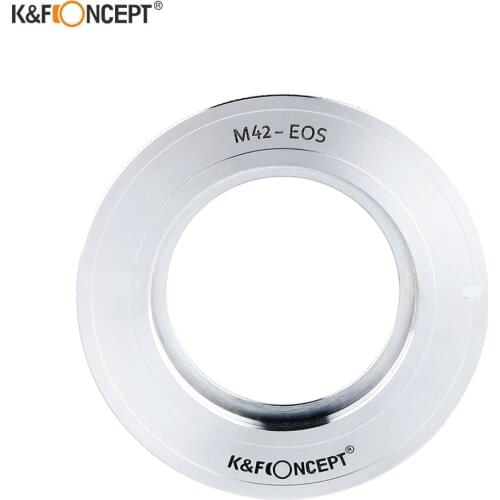 K&F CONCEPT Lens Mount Adapter for M42 42MM Screw Mount Lens to Canon EOS Camera Mount Adapter free shipping