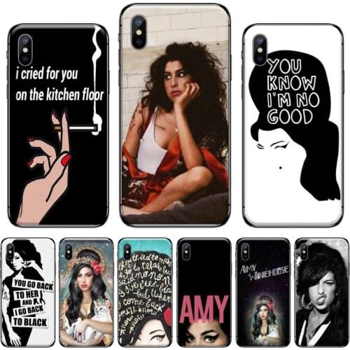 Amy winehouse famous singer high quality luxury Phone Case shell for iPhone 11 12 pro XS MAX 8 7 6 6S Plus X 5S SE 2020 XR