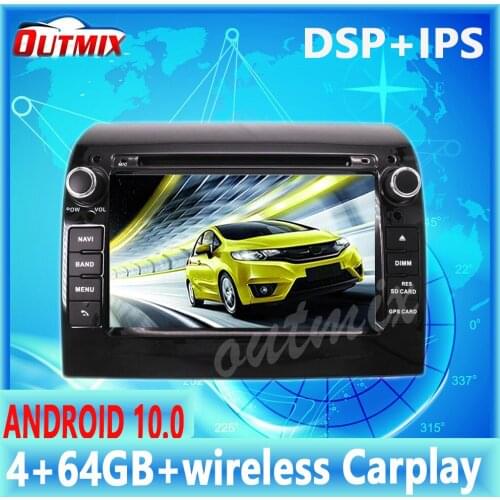 Android10.0 4G+64GBCar Multimedia Radio DVD Player GPS Navigation For FIAT DUCATO for CITROEN Jumper for PEUGEOT Boxer 2011-2015