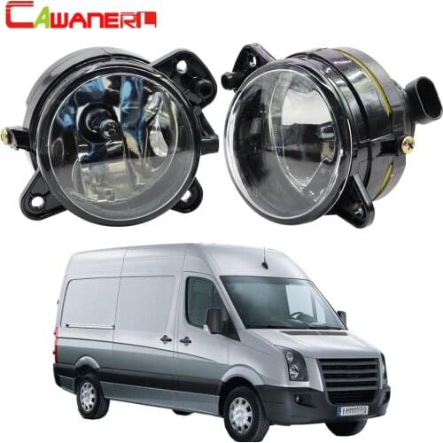 Cawanerl 100W Car Fog Light 9006 HB4 Halogen Bulb DRL Daytime Running Light 12V Accessories For Volkswagen Crafter 2006 Up
