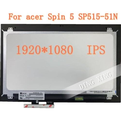 B156HAN06.1 FHD 1920×1080 15.6"inch Lcd Touch Screen Digitizer Assembly For acer Spin 5 SP515-51N with Frame Bezel