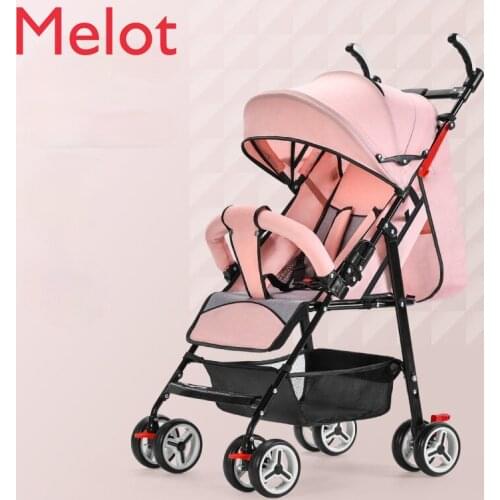 Baby Stroller Reclining Foldable Stroller Super Light Baby Children