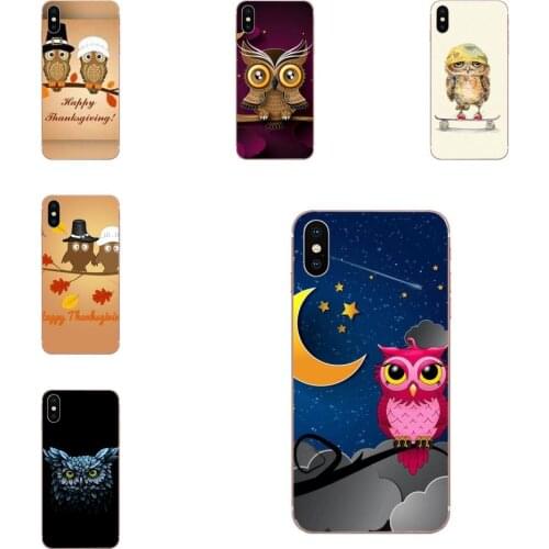 For HTC U11 Life Capa U11 Plus U 11 U12 Life Soft Silicone TPU Transparent Phone Cover Case Coque Cool Animal Owl Funny