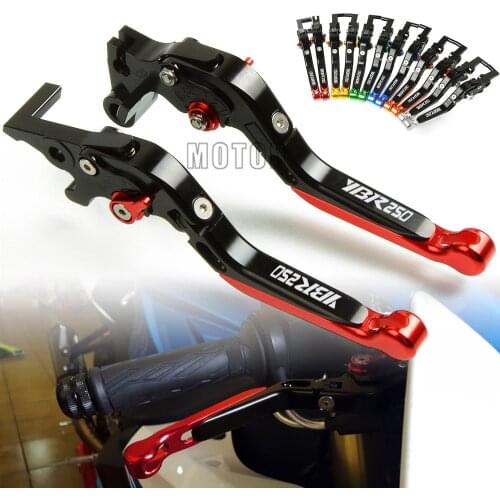 For Yamaha YBR250 FAZER 2007-2012 2008 2009 2010 2011 YBR 250 Motorcycle CNC Brake Clutch Levers Adjustable Folding Extendable