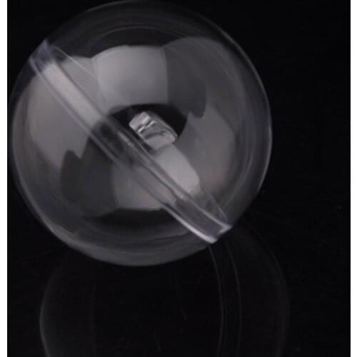 New Arrival Clear Plastic Round Molds Crafting Mold Fillable Ball Ornament Christmas Ball Creative Products 9 Sizes